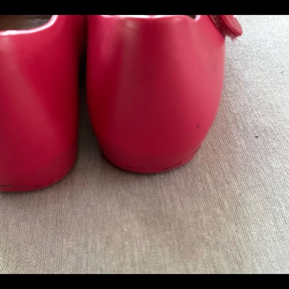 GUC Mini Melissa Pink Mary Jane Shoes with Pink Fabric Bows! - Picture 8 of 11